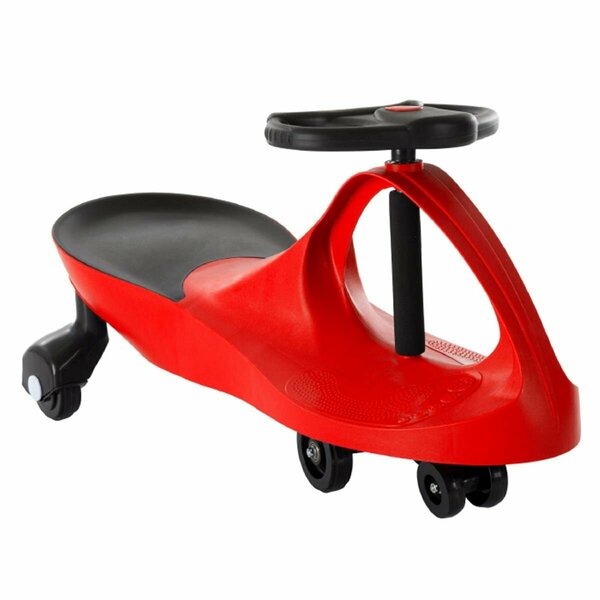 Movimiento Wiggle Movement to Steer Zigzag Car for Toddlers & Kids; Red MO3236271